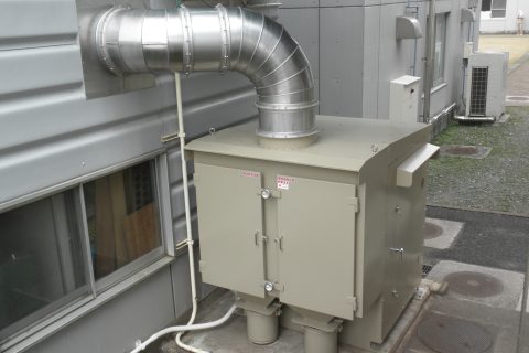 溶接ヒューム集塵機の施工事例となります